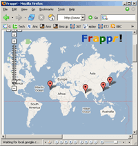 frappr map - englishteacherjohngroup!