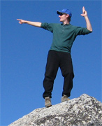 Will, posing on a hiking adventure