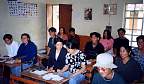 Tibetan students in English class.